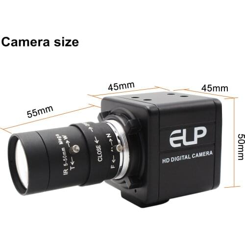 1080P USB3.0 Webcam High Speed MJPEG YUY2 50fps 1920*1080 Manual Varifocus CS Lens USB Web Camera for Windows Linux Mac Android