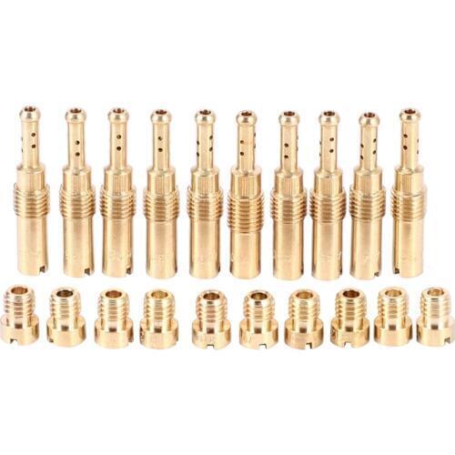 20Pcs Carburetor Main Jet Kit Set Slow/Pilot Jet for PWK Keihin OKO CVK