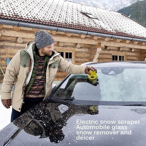 USB Electric Heated Car Ice Scraper Automobiles Cigarette Lighter Snow Removal Shovel Windshield Glass Defrost Clean Tools