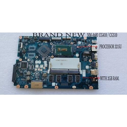 FAST SHIPPING. CQ410 / CG510 FOR NM-A681 LENOVO 110-15IBD 100 15IBD MAINBOARD, PROCESSOR 3215U