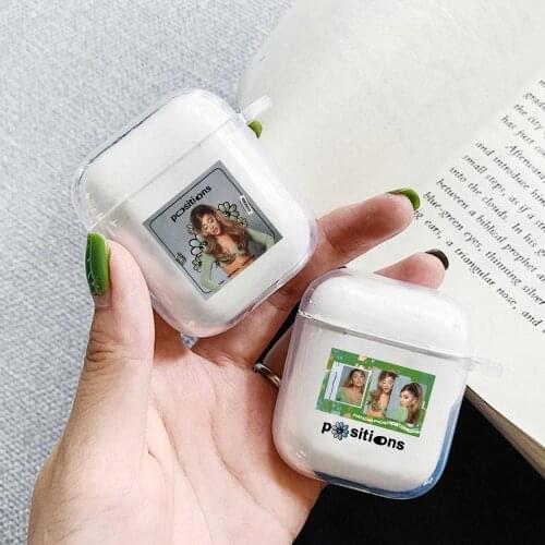 Case for Airpods Pro Ariana Grande Positions Clear Earphone Case For Apple Airpod Wireless Bluetooth Silicone airpods 2 1 cases