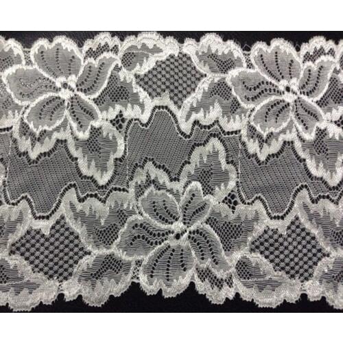 17cm High Quality Fashion Blossoming Rose Elastic Lace Trimming,Fashion Accessories,Soft and Tender,XERY14320F