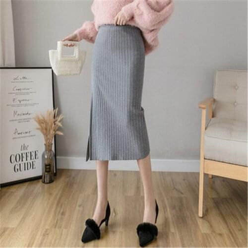 Flubiflous Slit Pencil Skirts