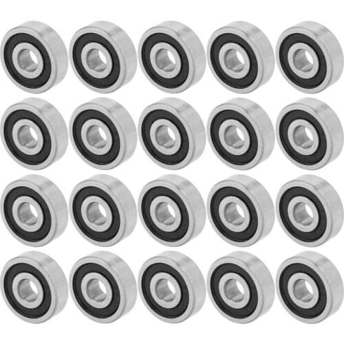 Hot 20pcs 625RS Ball Bearings Rubber Sealed Deep-groove Ball Bearing Hardware Tools 16mmx5mmx5mm