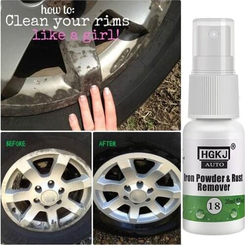 2 PCS of HGKJ-18-20 Car Paint Wheel Cleaner Iron Powder Rust Remover Car Rust Remover Rust Remover Tool Auto Cleaning Agent