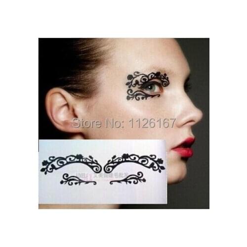 Min order 5$) hot sale fashion paper cutting eye stickers eyeliner rayal luxury high quality false eyelashes free shipping