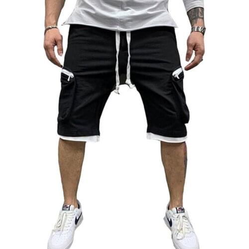 2021 Mens New Style Popular Logo Fitness Shorts Summer Sportswear Polyester C5 Pants Multi-Pocket Casual Cargo Shorts