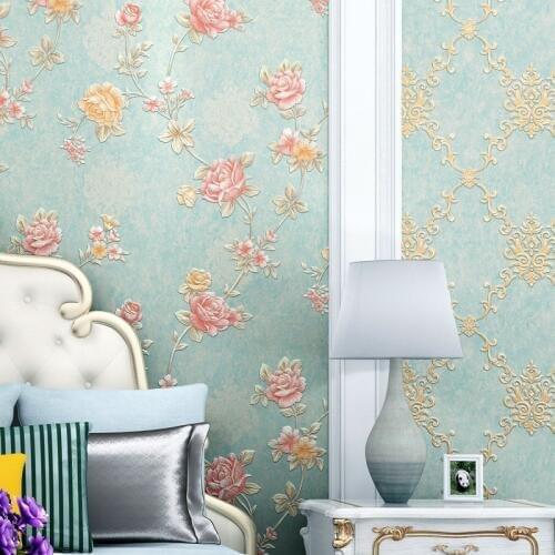 Wellyu обои Plain simple particle nonwoven wallpaper Solid 3D fractal diatom mud color living room TV background new wallpaper
