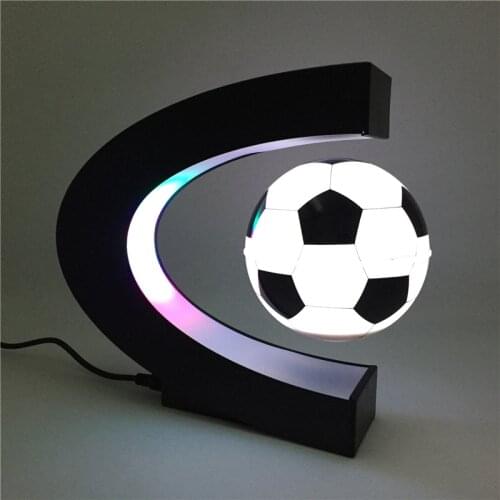 Floating Magnetic Levitation Football Globe Light soccer Lamp Lighting Office Home Decoration Terrestrial sport novelty lamps