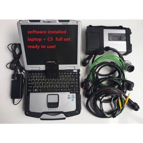 Profession Diag CF30 Laptop CF-30 HDD/SSD Software Install SD Connect Compact 5 2020.12V for Mb Star C5 car scanner repair tool