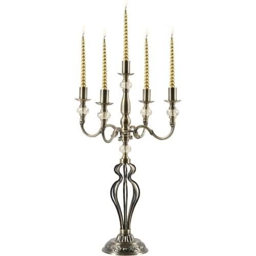 Romantic Candle Holder Europe Vintage Iron Metal Hanging Stand Luxury Candle Holders Tealight Portavelas Home Decor AD50CH