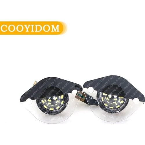 2Pcs High Brightness White LED License Plate Light Number Plate Lamp For Ford Mustang 1994 1995 1996 1997-2004 car Accessories