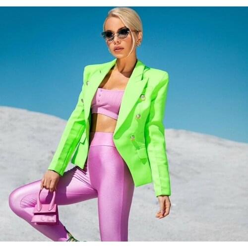 2021 Fall Plus Size Fashion Casual Slim Buttons Long Sleeve Women Blazers Ladies Elegant Korean Suits High Street Jacket 70122