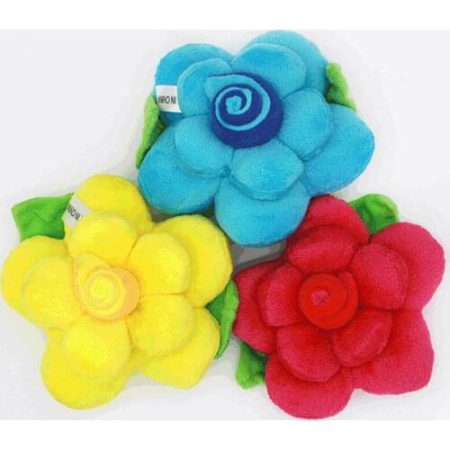 Dog Chewing Vocal Toy Cute Lovely Sounding Toys Rose Shape Bite-Resistant Teeth Cleaning Pet Toy High Quality Doggies Supplies