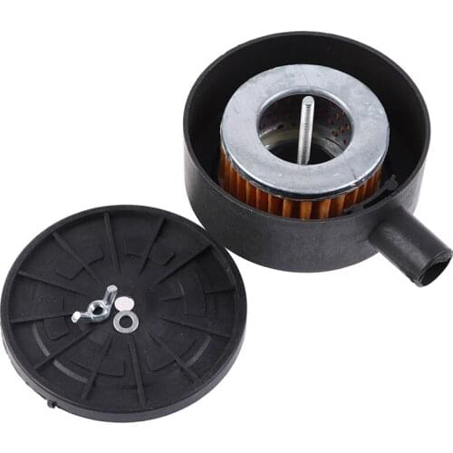 1* Black Air Filter Silencer Air Compressor 20mm Male Thread Canister Filter SilencerInner hole diameter: approx. 15mm Wholesale