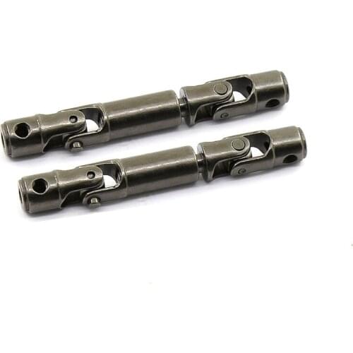 2PCS Upgrade Metal Driving Shaft for WPL 1/16 B14 B14K B16 B16K MN90 MN90K MN91 RC Car Parts Crawlers Truck,Titanium