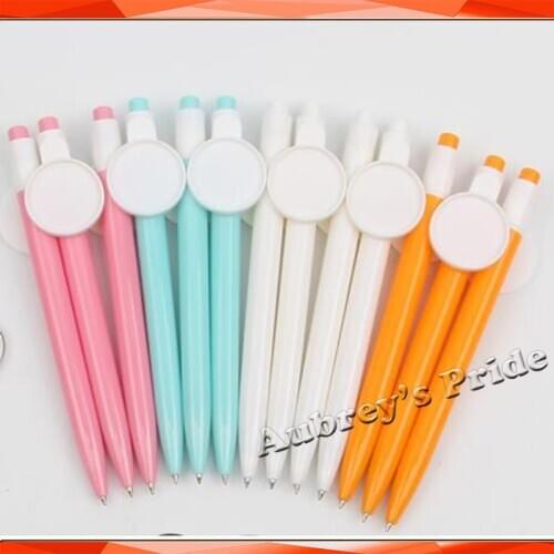 50 Sets Ball Pen WITHOUT NO 1" 25mm Flat Metal Button Badge NEW Pro All Steel Button Maker Metal back Button Supplies Materials