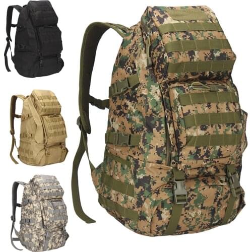 Large Camouflage Tactical Backpack Hiking Climbing Hunting Rucksacks Military Camo Trekking Travel Backpacks