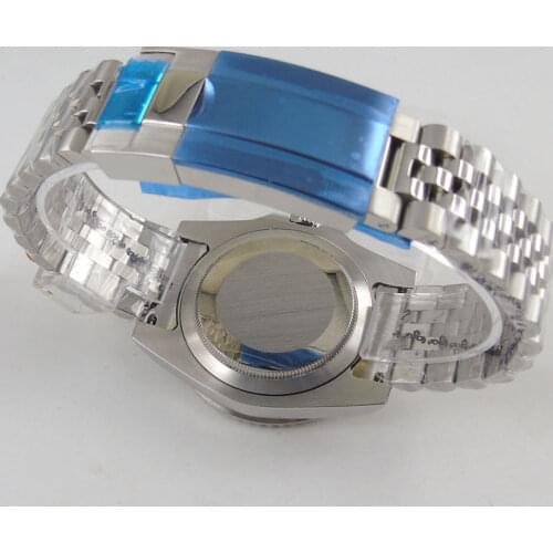 20mm High Quality Stainless Steel Jubilee Watch Bracelet Band Deployment Clasp Fit 40mm Watch