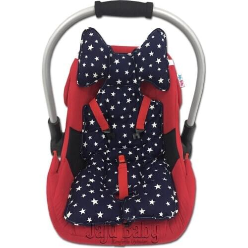 Jaju Baby Navy Blue Car Seat Cushion - Stroller Cushion