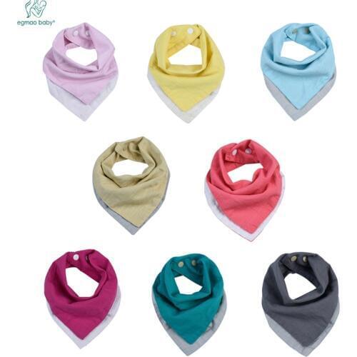 Baby Bandana Drool Bibs Cotton And Linen Breathable For Drooling Teething And Feeding, Soft And Fashion Bamboo Fiber Baby Bibs