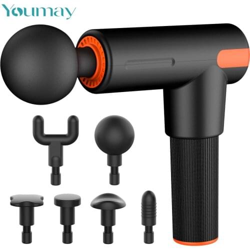 Youmay Mini Massage Gun Electric Muscle Massager Deep Tissue Body Relaxation Pain Relief Fascia Gun Shaping Slimming