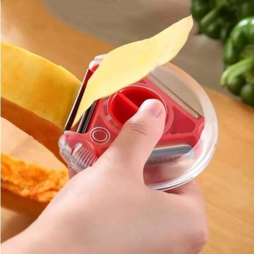 Rotatable 3 In 1 Kitchen Gadget Potato Cucumber Peeler Shredder Slicer Vegetable Fruit Chopper Grater Cutter Kitchen Accessories
