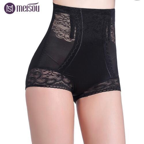 Meisou High Waist Shapewear Pant Slimming Underwear Bodysuit Women Waist Trainer Tummy Control Panties Seamless Body Shaper