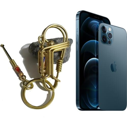 Fashion Diy Handmade Keychain Woman And Men Gift Creative Car Key Ring for Iphone 11 12 Pro Max Phone Case Accessories Lanyard