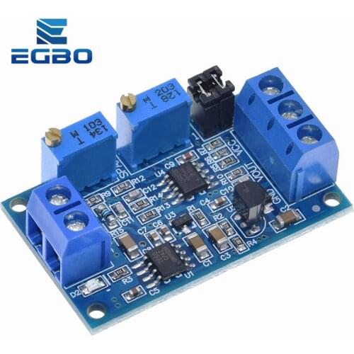 EGBO Current To Voltage Module 0 -20mA/4 -20mA to 0- 3.3V/0 -5V/0 -10V Voltage Transmitter Signal Converter Module
