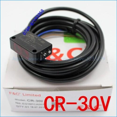 New Original F&C Photoelectric Switch Sensor CR-30R CR-30V