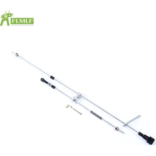 Upgrade Steel Rod Brake Throttle Linkage 2 Brake Lever Set Fit for 1/5 HPI ROVAN KM BAJA 5B 5T 5SC