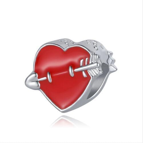 Original Bracelet Women Jewelry LOVE Tree Angel Bee Glass Bead With plata de ley Beads Charms ENM637