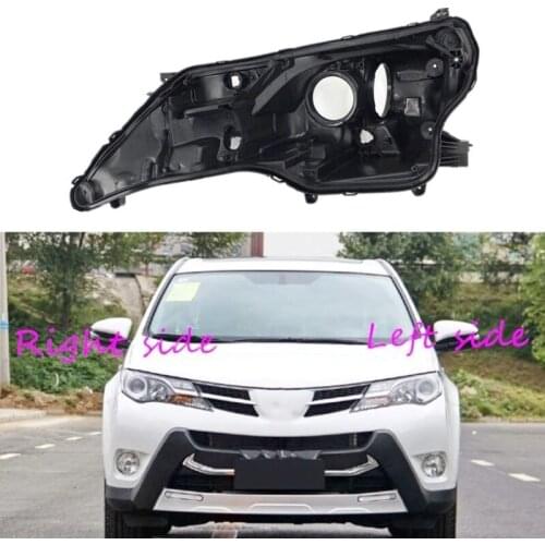 Headlight Base for Toyota RAV4 2013 2014 2015 Headlamp House Car Rear Base Front Auto Headlight Back House
