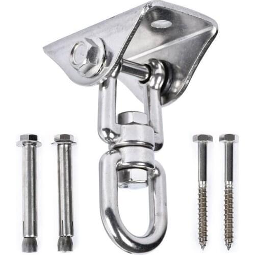 Swing Suspension Hook Hammock Bracket Sex Hanger Buckle Ceiling Mount Kit Accessories For Hanging Chair Gym Fitness Aerial Yoga
