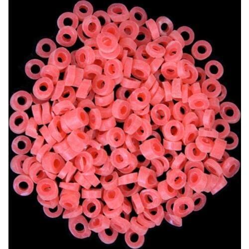 2500Pcs Hot Wholesale Rubber Bands For Fishing Bloodworm Bait Granulator Bait Red/Yellow Fishing Accessories Fish Tackle