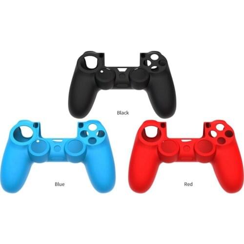 Handle Sleeve Silicone Case Dustproof Skin Protective Anti-Slip For PS4 Controller Game Accessories