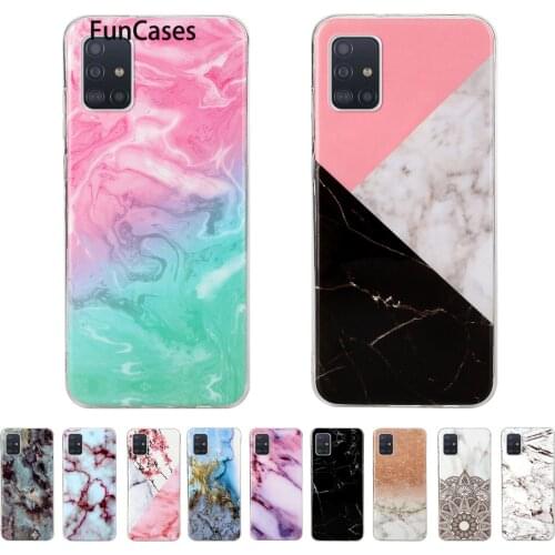 Sea Blue Cellular Phone Covers For Samsung A41 Soft TPU Cases Estuche Galaxy accesorios A51 A50S S10E S20 Ultra S10 Plus A50 5G