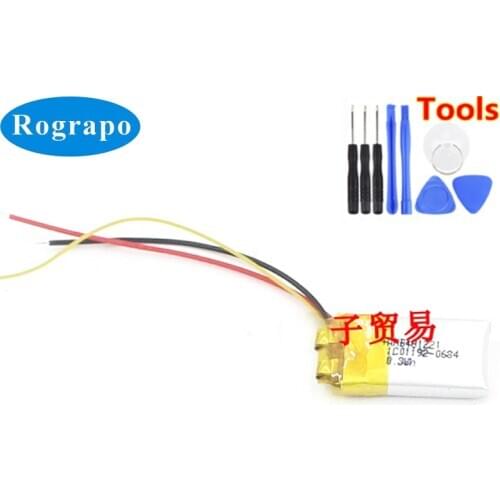 New 3.7V Li-Polymer AHB481221 Replacement Battery For Beats Powerbeats 3 Accumulator 3-wire Batterie +tools