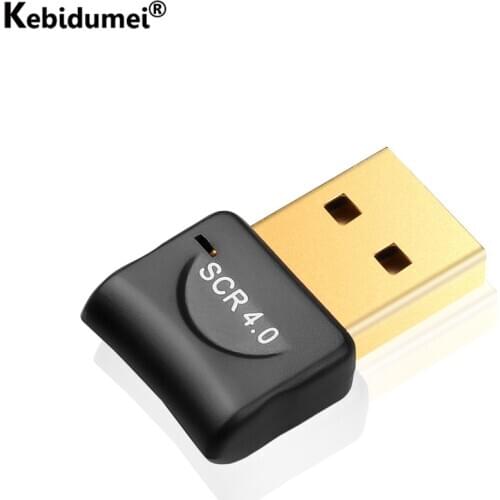 Kebidumei USB Bluetooth Adapter Dongle For Computer PC Mouse Keyboard Aux Bluetooth 4.0 Speaker Music Receiver Transmitter