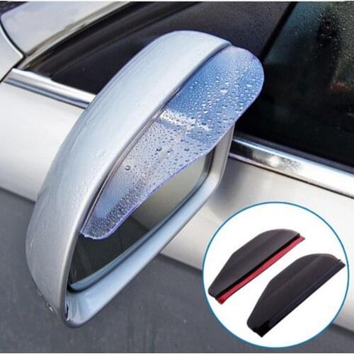 1Pair Car Back Mirror Eyebrow Rain Cover For LADA Priora Sedan sport Kalina Granta Vesta X-Ray XRay