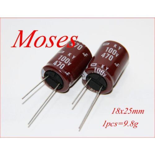 100v 470uf 100% Original new NCC KY series Electrolytic Capacitor Capacitance Radial 18x25mm (100pcs)