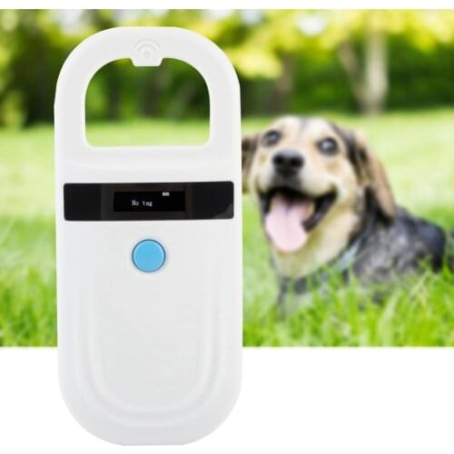 134.2kHz/25kHz Rechargeable Animal Chip ID Scanner Microchip Scanner Pet Tag Scanner Handheld Digital Tag Microchip Scanner