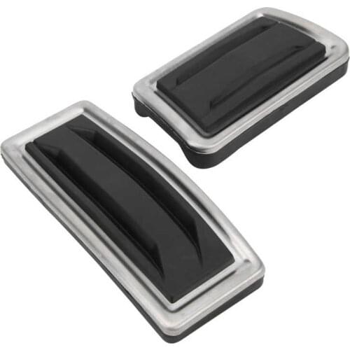 2pcs Accelerator Brake Pedals Foot Rest Aluminum Alloy Modification Replacement for Cadillac XT5 2017 2018 2019