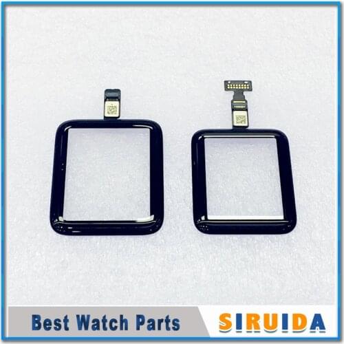 5pcs Tested 38mm 42mm Touch Screen Digitizer For Apple Watch Series 3 2 1 S2 S3 LCD Front Glass Sensor Outer Panel With Flex