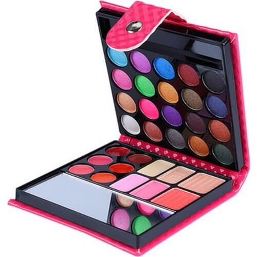 50pcs Women Makeup Eyeshadow Palette Eyebrow Eye Shadow Powder gril Cosmetic 32 Colors Set