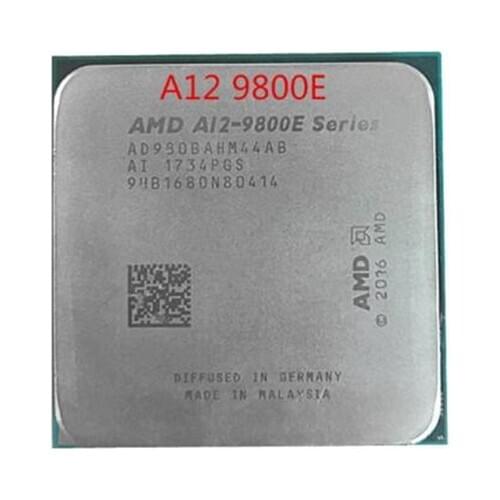 AMD A12-Series A12-9800E A12 9800E 3,1 GHz Quad-Core CPU procesador AD9800AHM44AB hembra AM4 satmak A12 9800