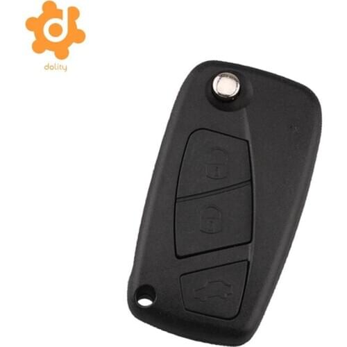 Car Remote 3Buttons Flip Key Case For Fiat Panda Idea Punto Stilo Ducato A44