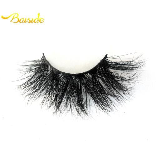 Baiside 100% Mink Eyelashes 20mm Fake Lashes 3D Makeup Big Volume Crisscross Reusable False Eyelash Beauty Fashion