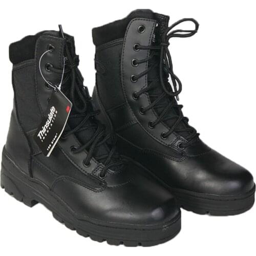 Combat boots ankle boots thinsulate leather cordura soft air military men women